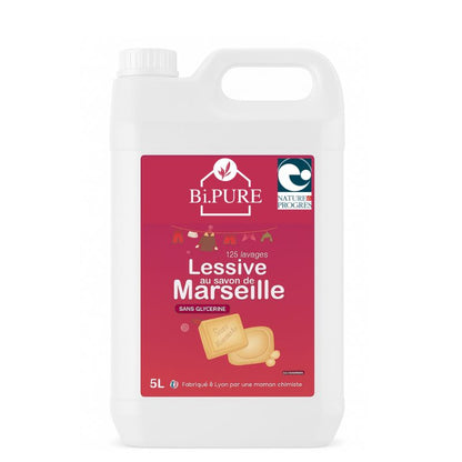 Lessive concentrée au Savon de Marseille 2L ou 5L
