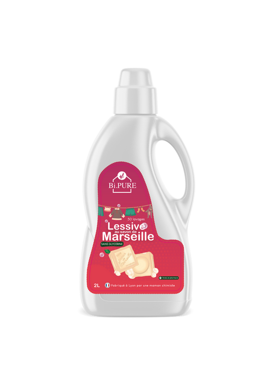 Lessive concentrée au Savon de Marseille 2L