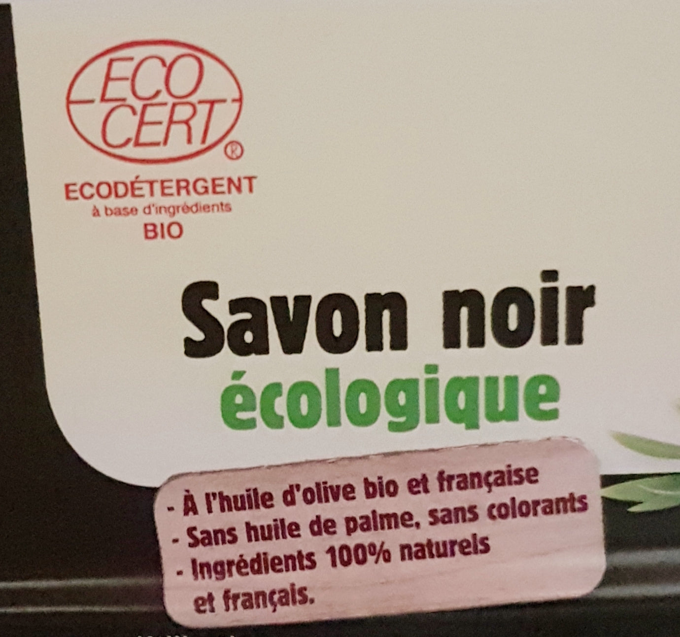 Lessive concentrée au Savon noir 2L