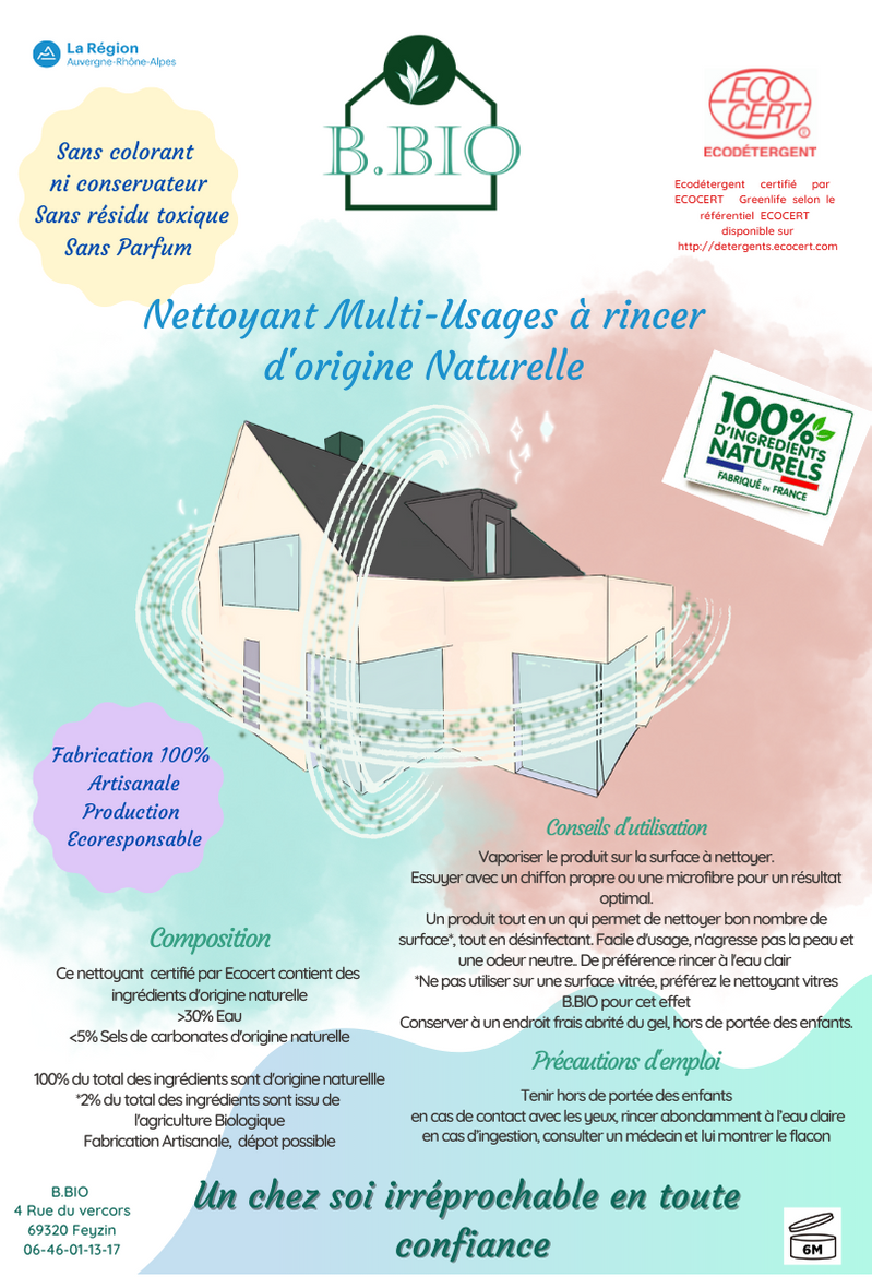 Nettoyant Multi-usages à rincer